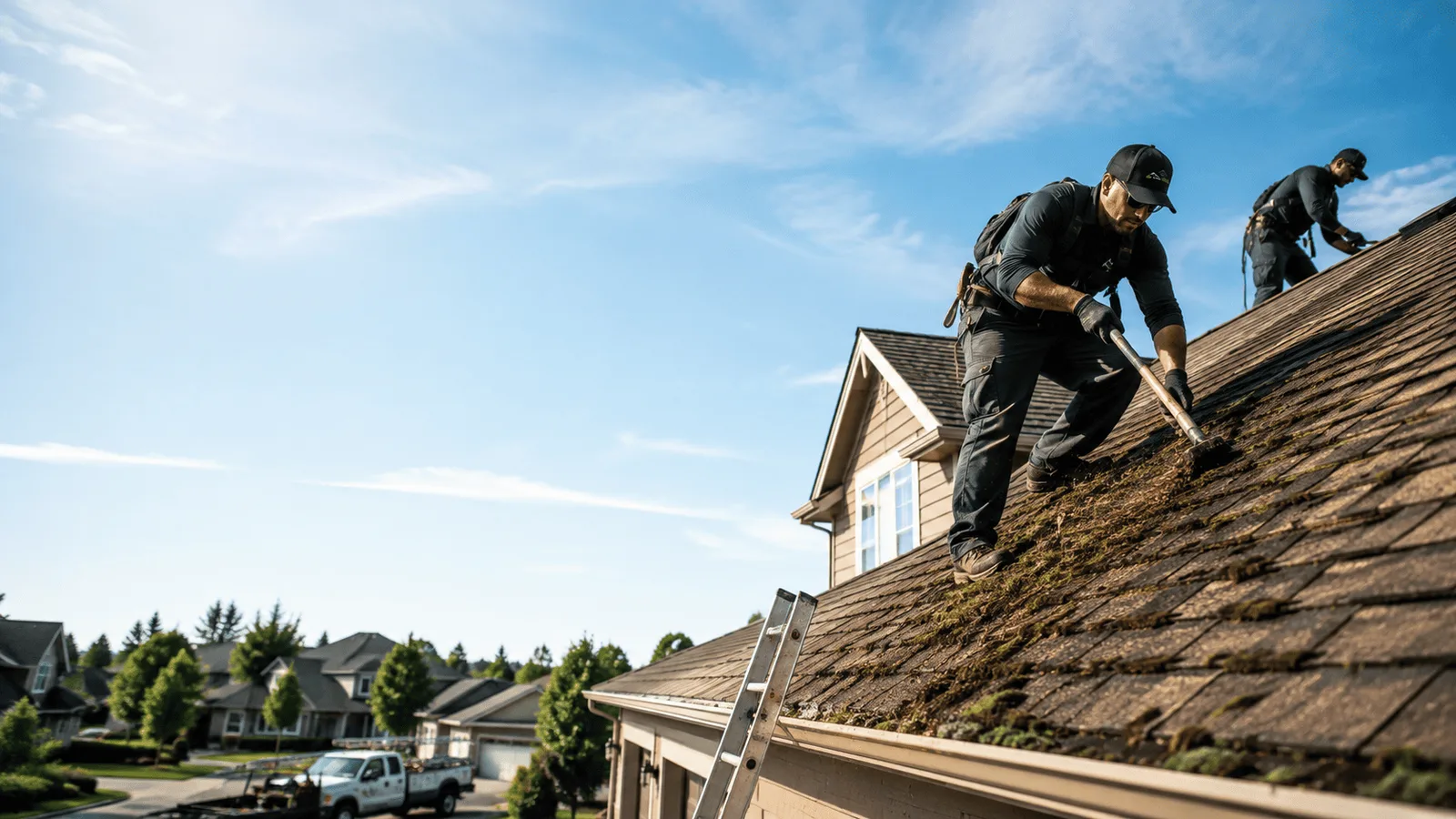 Roof Moss Removal in Rantoul, KS near me